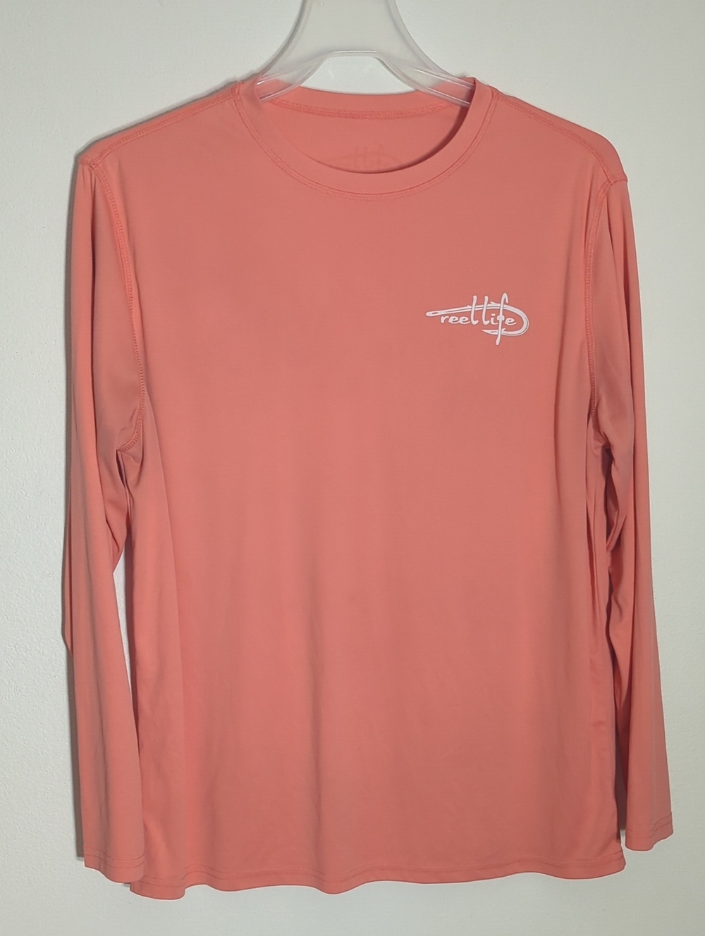 Reel Life Mens Shirts Fishing Cruise Vacation Outdoor Beachy Tropical Coral XL - Picture 2 of 15
